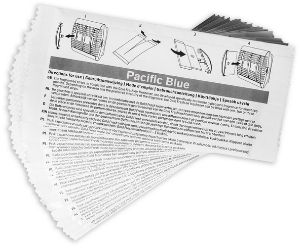 bacteriaStop ad1 air Lufterfrischer Strips Pacific Blue - Webstar - Hygiene- und Verbrauchsartikel - Medizin- und Pflegeprodukte - Kiosk- und Shopartikel - Fun Food Service - Schweiz - Articles d’hygiène et consommables - Produits médicaux et de soins - Produits de kiosque et de magasin - Fun Food Service - Suisse