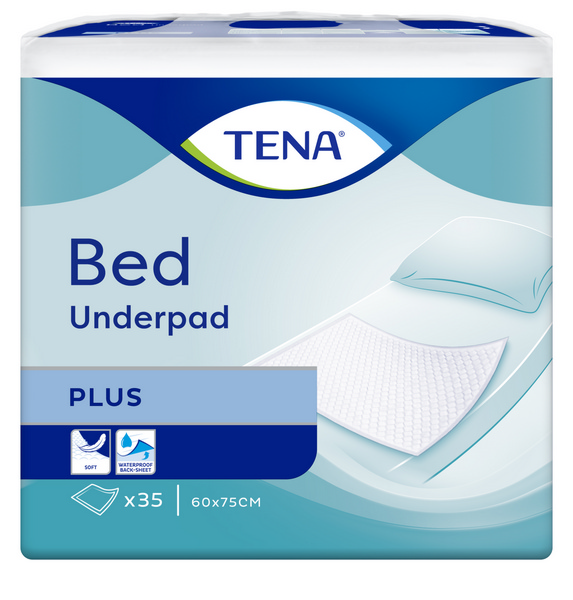 TENA Bed Plus Krankenunterlagen mit Flocken, 60 × 75 cm / 64 g - Webstar - Hygiene- und Verbrauchsartikel - Medizin- und Pflegeprodukte - Kiosk- und Shopartikel - Fun Food Service - Schweiz - Articles d’hygiène et consommables - Produits médicaux et de soins - Produits de kiosque et de magasin - Fun Food Service - Suisse