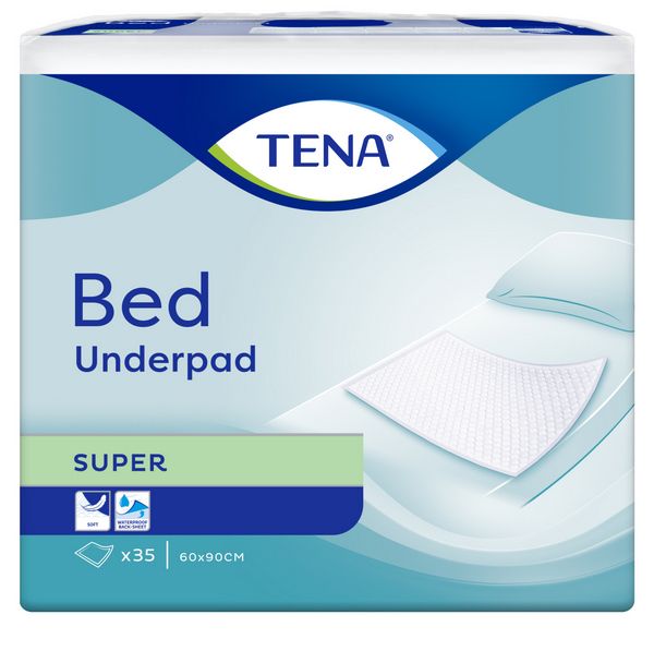 TENA Bed Super Krankenunterlagen mit Flocken, 60 × 90 cm / 93 g - Webstar - Hygiene- und Verbrauchsartikel - Medizin- und Pflegeprodukte - Kiosk- und Shopartikel - Fun Food Service - Schweiz - Articles d’hygiène et consommables - Produits médicaux et de soins - Produits de kiosque et de magasin - Fun Food Service - Suisse