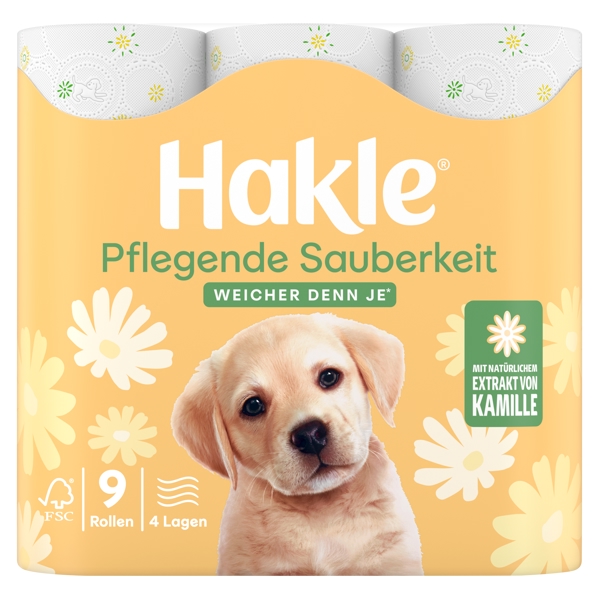 Hakle Pflegende Sauberkeit Toilettenpapier Kleinrollen