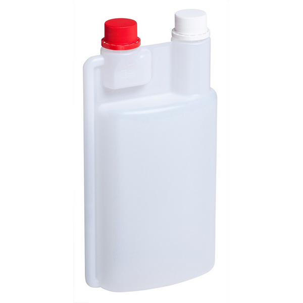 Dosierflasche für Hochkonzentrate 1 Liter, weiss, neutral - Webstar - Hygiene- und Verbrauchsartikel - Medizin- und Pflegeprodukte - Kiosk- und Shopartikel - Fun Food Service - Schweiz - Articles d’hygiène et consommables - Produits médicaux et de soins - Produits de kiosque et de magasin - Fun Food Service - Suisse