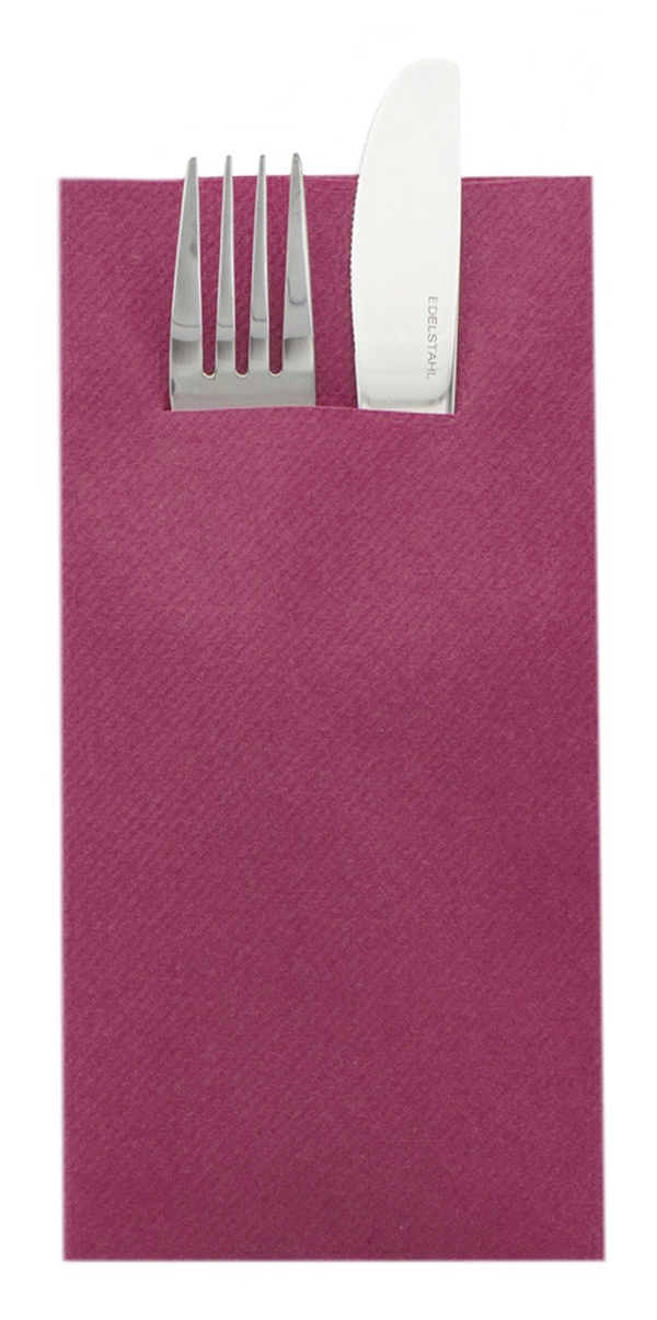 Mank Pocket-Napkins Linclass-Premium 40 x 40 cm, 1/8 Falzung beere - Webstar - Hygiene- und Verbrauchsartikel - Medizin- und Pflegeprodukte - Articles d’hygiène et consommables - Produits médicaux et de soins