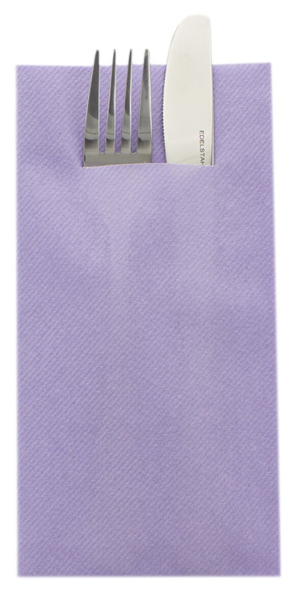 Mank Pocket-Napkins Linclass-Premium 40 x 40 cm, 1/8 Falzung lila - Webstar - Hygiene- und Verbrauchsartikel - Medizin- und Pflegeprodukte - Articles d’hygiène et consommables - Produits médicaux et de soins