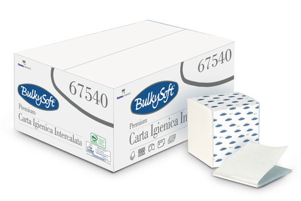 Bulkysoft Toilettenpapier Einzelblatt