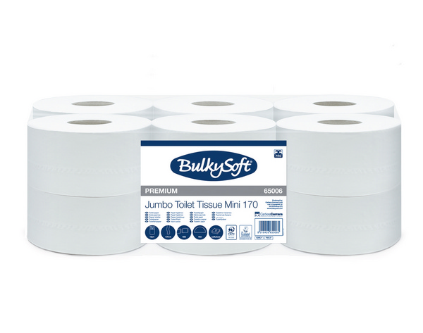 Bulkysoft Premium Toilettenpapier Mini Jumbo
