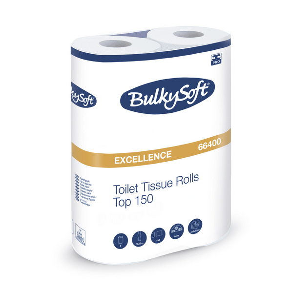 Bulkysoft Excellence Toilettenpapier Kleinrollen