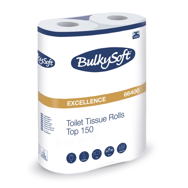Bulkysoft Excellence Toilettenpapier Kleinrollen
