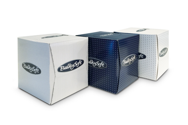 Bulkysoft Kosmetiktuch Würfelbox