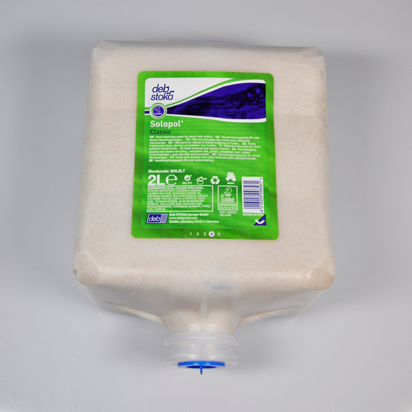 Solopol Classic, Hautreinigung stark Paste, Hautreiniger für starke Verschmutzungen, 2 Liter Kartusche - Webstar - Hygiene- und Verbrauchsartikel - Medizin- und Pflegeprodukte - Kiosk- und Shopartikel - Fun Food Service - Schweiz - Articles d’hygiène et consommables - Produits médicaux et de soins - Produits de kiosque et de magasin - Fun Food Service - Suisse
