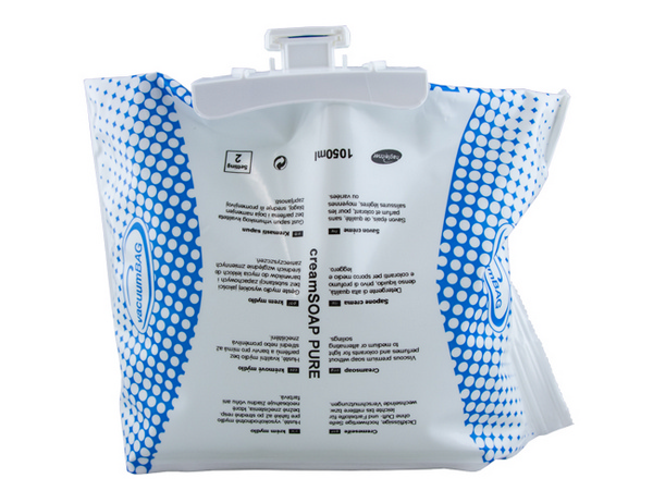 XIBU creamSOAP PURE Flüssigseife dickflüssig, pH-neutral, 1050 ml - Webstar - Hygiene- und Verbrauchsartikel - Medizin- und Pflegeprodukte - Kiosk- und Shopartikel - Fun Food Service - Schweiz - Articles d’hygiène et consommables - Produits médicaux et de soins - Produits de kiosque et de magasin - Fun Food Service - Suisse