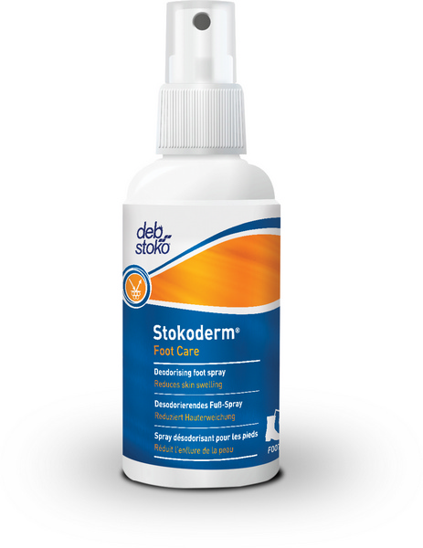 Stokoderm Foot Care, Hautschutz desodorierendes und pflegendes Fussspray, alkoholisches Spray, schützt die Füße beim Tragen okklusiven Schuhwerks, 100 ml Spray - Webstar - Hygiene- und Verbrauchsartikel - Medizin- und Pflegeprodukte - Kiosk- und Shopartikel - Fun Food Service - Schweiz - Articles d’hygiène et consommables - Produits médicaux et de soins - Produits de kiosque et de magasin - Fun Food Service - Suisse