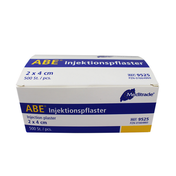 Injektionspflaster mit Wundkissen