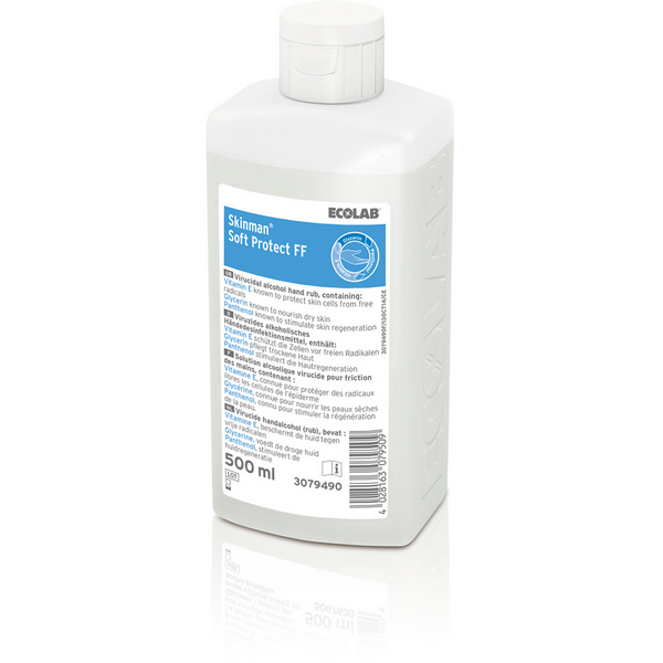 Skinman Soft Protect FF Händedesinfektionsmittel parfümfrei, farblos, flüssig, pH: 6 - 7,5, alkoholhaltig, 500 ml, gebrauchsfertig - Webstar - Hygiene- und Verbrauchsartikel - Medizin- und Pflegeprodukte - Kiosk- und Shopartikel - Fun Food Service - Schweiz - Articles d’hygiène et consommables - Produits médicaux et de soins - Produits de kiosque et de magasin - Fun Food Service - Suisse