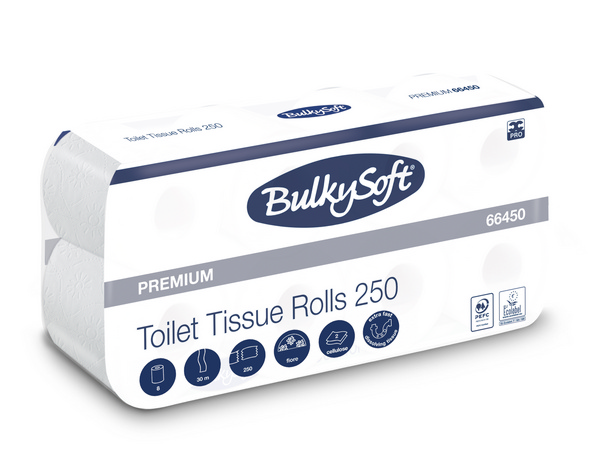 Bulkysoft Premium Toilettenpapier Kleinrollen