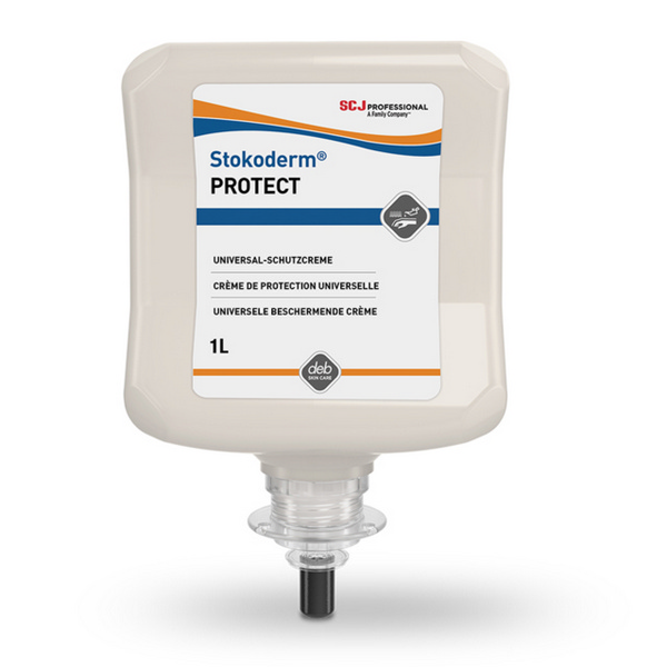 DEB STOKO, Stokoderm Protect Universal Creme für den allgemeinen Hautschutz, 1-Liter-Kartusche - Webstar - Hygiene- und Verbrauchsartikel - Medizin- und Pflegeprodukte - Kiosk- und Shopartikel - Fun Food Service - Schweiz - Articles d’hygiène et consommables - Produits médicaux et de soins - Produits de kiosque et de magasin - Fun Food Service - Suisse