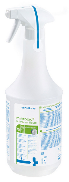 mikrozid universal liquid Schnelldesinfektion Spray transparent, flüssig, begrenzt viruzid PLUS, 1 Liter - Webstar - Hygiene- und Verbrauchsartikel - Medizin- und Pflegeprodukte - Kiosk- und Shopartikel - Fun Food Service - Schweiz - Articles d’hygiène et consommables - Produits médicaux et de soins - Produits de kiosque et de magasin - Fun Food Service - Suisse