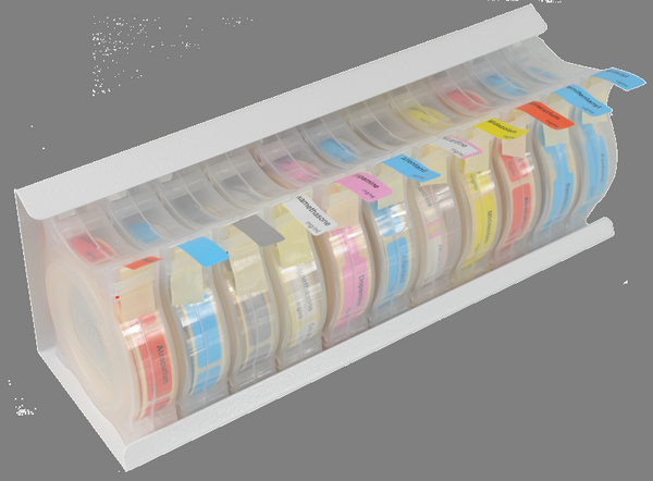 Halterung für 11 Labelkit Kartuschen