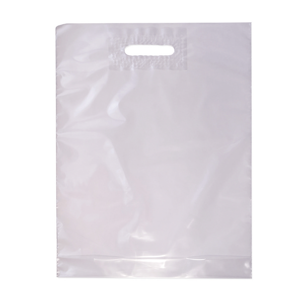 Grifflochtragtasche PE-LD, 0.055mm transparent 350x460/80mm - Webstar - Hygiene- und Verbrauchsartikel - Medizin- und Pflegeprodukte - Kiosk- und Shopartikel - Fun Food Service - Schweiz - Articles d’hygiène et consommables - Produits médicaux et de soins - Produits de kiosque et de magasin - Fun Food Service - Suisse