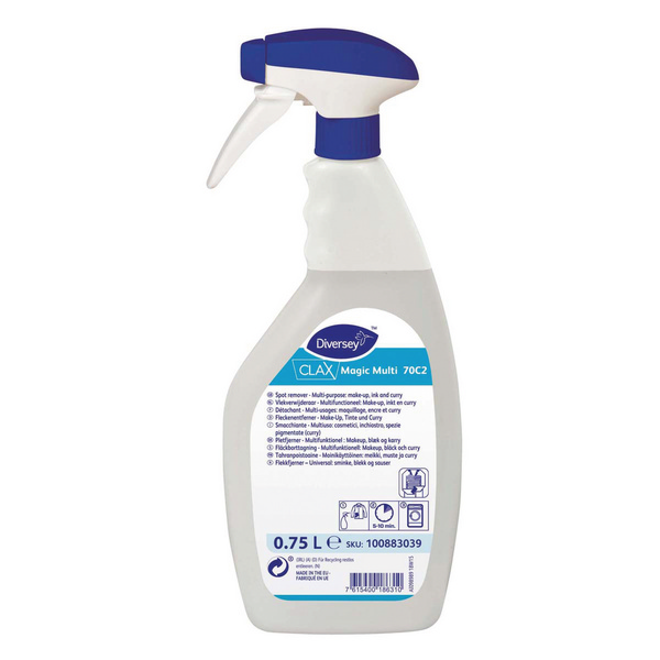 Clax Magic Multi Fleckenentferner gelb, flüssig, pH: <2, 750 ml, gebrauchsfertig - Webstar - Hygiene- und Verbrauchsartikel - Medizin- und Pflegeprodukte - Kiosk- und Shopartikel - Fun Food Service - Schweiz - Articles d’hygiène et consommables - Produits médicaux et de soins - Produits de kiosque et de magasin - Fun Food Service - Suisse