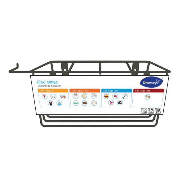 Clax Magic Wandhalter chromfarben - Webstar - Hygiene- und Verbrauchsartikel - Medizin- und Pflegeprodukte - Kiosk- und Shopartikel - Fun Food Service - Schweiz - Articles d’hygiène et consommables - Produits médicaux et de soins - Produits de kiosque et de magasin - Fun Food Service - Suisse