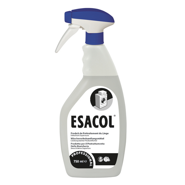 ESACOL Professional Fleckenentferner geruchlos, gelb, flüssig, pH: 8, 750 ml, gebrauchsfertig, mit Sprühkopf - Webstar - Hygiene- und Verbrauchsartikel - Medizin- und Pflegeprodukte - Kiosk- und Shopartikel - Fun Food Service - Schweiz - Articles d’hygiène et consommables - Produits médicaux et de soins - Produits de kiosque et de magasin - Fun Food Service - Suisse