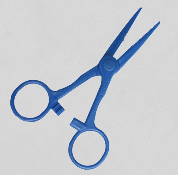 Kocher Klemme Kunststoff, blau, steril, Länge: 130 mm - Webstar - Hygiene- und Verbrauchsartikel - Medizin- und Pflegeprodukte - Kiosk- und Shopartikel - Fun Food Service - Schweiz - Articles d’hygiène et consommables - Produits médicaux et de soins - Produits de kiosque et de magasin - Fun Food Service - Suisse