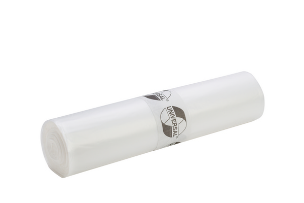 Kehrichtsäcke Universal ohne Verschlussband 110 Liter, HD-PE, transparent, 700 × 1100 mm, 0,023 mm, Rolle à 50 Säcke - Webstar - Hygiene- und Verbrauchsartikel - Medizin- und Pflegeprodukte - Kiosk- und Shopartikel - Fun Food Service - Schweiz - Articles d’hygiène et consommables - Produits médicaux et de soins - Produits de kiosque et de magasin - Fun Food Service - Suisse
