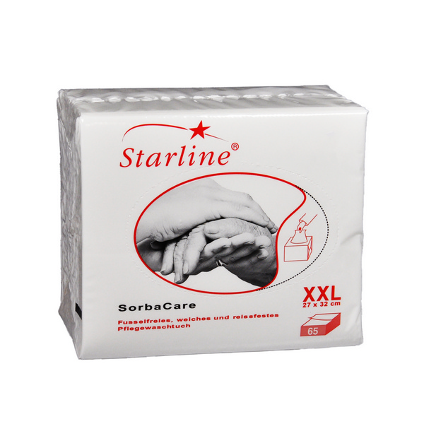 Starline SorbaCare Waschtücher fusselfrei, 27 × 32 cm, weiss - Webstar - Hygiene- und Verbrauchsartikel - Medizin- und Pflegeprodukte - Kiosk- und Shopartikel - Fun Food Service - Schweiz - Articles d’hygiène et consommables - Produits médicaux et de soins - Produits de kiosque et de magasin - Fun Food Service - Suisse