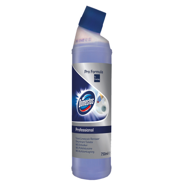 Domestos Professional WC-Entkalker parfümiert, blau, flüssig, pH: 2, 750 ml, gebrauchsfertig - Webstar - Hygiene- und Verbrauchsartikel - Medizin- und Pflegeprodukte - Kiosk- und Shopartikel - Fun Food Service - Schweiz - Articles d’hygiène et consommables - Produits médicaux et de soins - Produits de kiosque et de magasin - Fun Food Service - Suisse