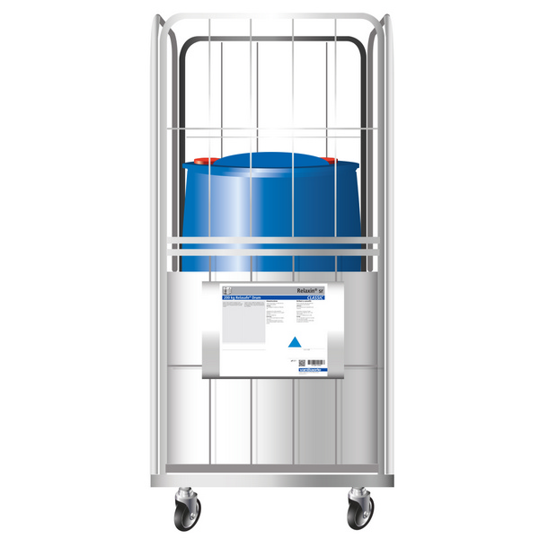 Relasafe Drum sr Klarspüler im Gitterwagen