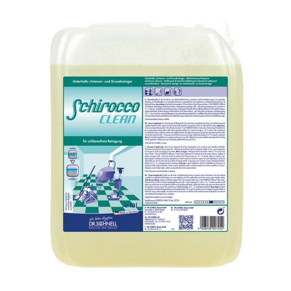 SCHIROCCO CLEAN Unterhalts-, Intensiv- und Grundreiniger
