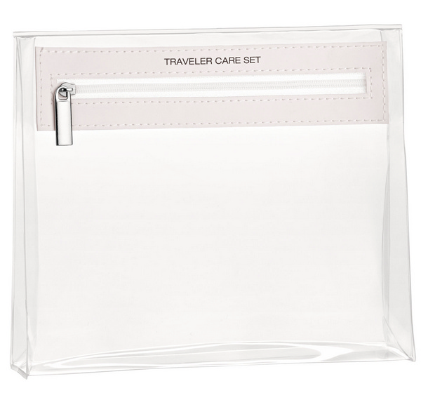 AMELIA Kosmetiktasche transparent / weiss, 20 × 4 × 16 cm - Webstar - Hygiene- und Verbrauchsartikel - Medizin- und Pflegeprodukte - Kiosk- und Shopartikel - Fun Food Service - Schweiz - Articles d’hygiène et consommables - Produits médicaux et de soins - Produits de kiosque et de magasin - Fun Food Service - Suisse
