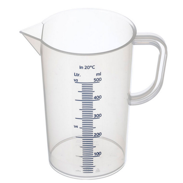 Messbecher transparent, 500 ml - Webstar - Hygiene- und Verbrauchsartikel - Medizin- und Pflegeprodukte - Kiosk- und Shopartikel - Fun Food Service - Schweiz - Articles d’hygiène et consommables - Produits médicaux et de soins - Produits de kiosque et de magasin - Fun Food Service - Suisse