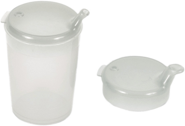Schnabelbecher inkl. Deckel, Autoklavierbar bis 130°