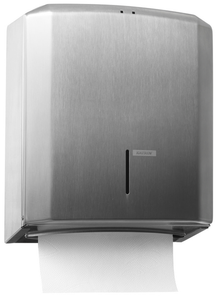 Handtuchspender Edelstahl Katrin 330x275x132mm - Webstar - Hygiene- und Verbrauchsartikel - Medizin- und Pflegeprodukte - Kiosk- und Shopartikel - Fun Food Service - Schweiz - Articles d’hygiène et consommables - Produits médicaux et de soins - Produits de kiosque et de magasin - Fun Food Service - Suisse