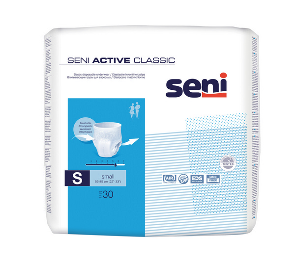 Seni Active Classic Gr. S Pants, 3 x 30 Stk. - Webstar - Hygiene- und Verbrauchsartikel - Medizin- und Pflegeprodukte - Kiosk- und Shopartikel - Fun Food Service - Schweiz - Articles d’hygiène et consommables - Produits médicaux et de soins - Produits de kiosque et de magasin - Fun Food Service - Suisse
