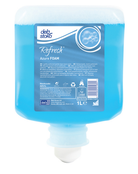 Refresh Azure FOAM, Hautreinigung leicht