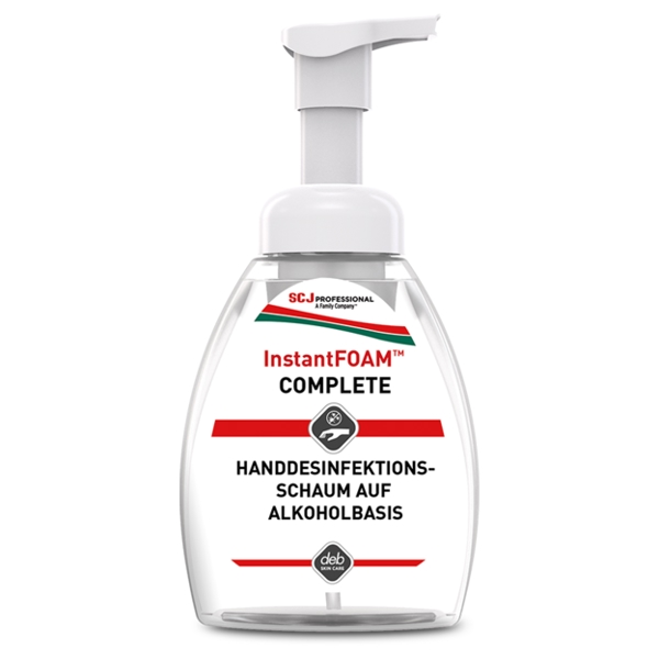 Deb InstantFOAM Complete, Desinfektion