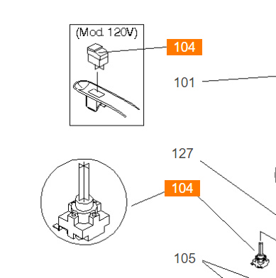 TASKI Druckschalter
