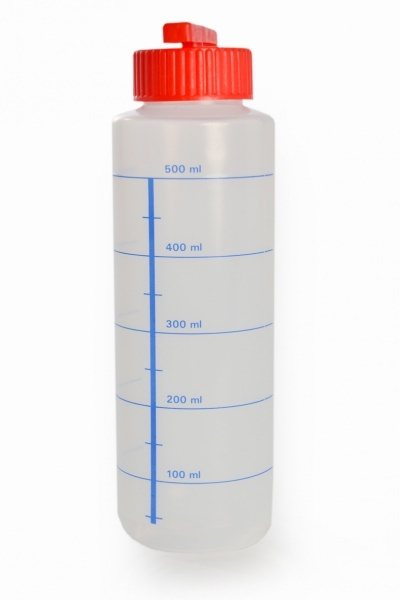 Dosierflasche neutral mit Deckel