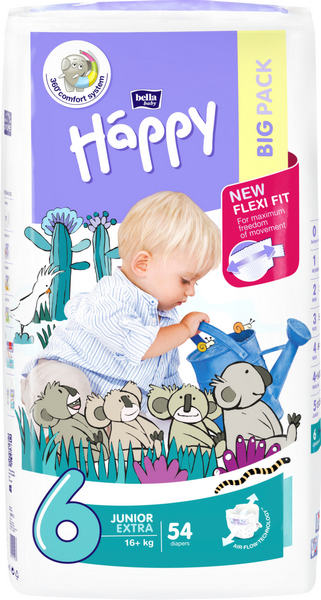 Happy Junior Extra 16 Kg + No. 6