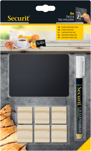 Kreidetafel-Set mit Halter