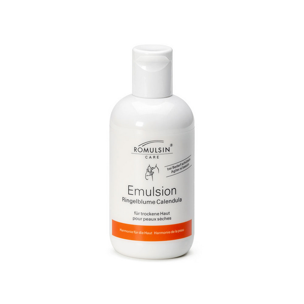 ROMULSIN Emulsion Ringelblume, 250 ml - Webstar - Hygiene- und Verbrauchsartikel - Medizin- und Pflegeprodukte - Kiosk- und Shopartikel - Fun Food Service - Schweiz - Articles d’hygiène et consommables - Produits médicaux et de soins - Produits de kiosque et de magasin - Fun Food Service - Suisse