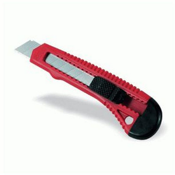 Cutter-Messer mittel Abbrechklinge 15 cm, Klinge 18 cm, rot, mit Etui - Webstar - Hygiene- und Verbrauchsartikel - Medizin- und Pflegeprodukte - Kiosk- und Shopartikel - Fun Food Service - Schweiz - Articles d’hygiène et consommables - Produits médicaux et de soins - Produits de kiosque et de magasin - Fun Food Service - Suisse