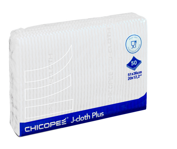 Chicopee Reinigungstücher J-Cloth Plus Viskose, 51 × 36 cm, weiss - Webstar - Hygiene- und Verbrauchsartikel - Medizin- und Pflegeprodukte - Kiosk- und Shopartikel - Fun Food Service - Schweiz - Articles d’hygiène et consommables - Produits médicaux et de soins - Produits de kiosque et de magasin - Fun Food Service - Suisse
