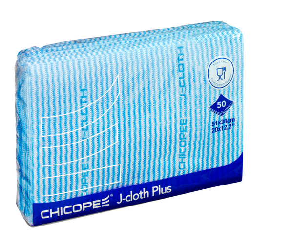 Chicopee Reinigungstücher J-Cloth Plus Viskose, 51 × 36 cm, blau - Webstar - Hygiene- und Verbrauchsartikel - Medizin- und Pflegeprodukte - Kiosk- und Shopartikel - Fun Food Service - Schweiz - Articles d’hygiène et consommables - Produits médicaux et de soins - Produits de kiosque et de magasin - Fun Food Service - Suisse