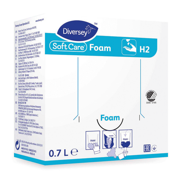 Soft Care Foam Schaumseife parfümiert, farblos, flüssig, pH: 5, 700 ml - Webstar - Hygiene- und Verbrauchsartikel - Medizin- und Pflegeprodukte - Kiosk- und Shopartikel - Fun Food Service - Schweiz - Articles d’hygiène et consommables - Produits médicaux et de soins - Produits de kiosque et de magasin - Fun Food Service - Suisse