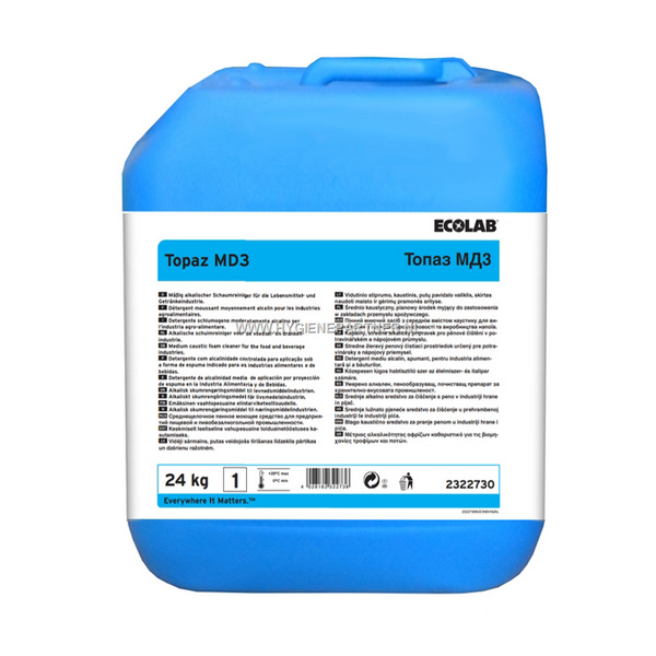 Topaz MD3 Schaumreiniger hellbraun, flüssig, pH: 12,2 - 12,8, 24 kg, Konzentrat - Webstar - Hygiene- und Verbrauchsartikel - Medizin- und Pflegeprodukte - Kiosk- und Shopartikel - Fun Food Service - Schweiz - Articles d’hygiène et consommables - Produits médicaux et de soins - Produits de kiosque et de magasin - Fun Food Service - Suisse
