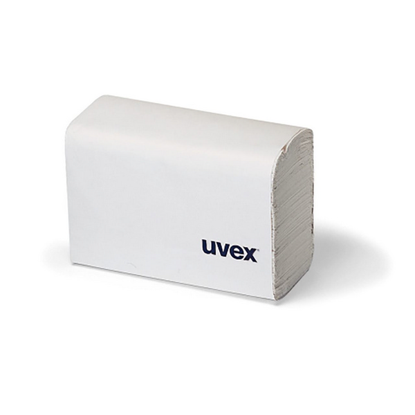 Uvex Reinigungspapier für Brillen weiss silikonfrei