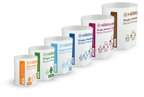 GBUK BioCuff Einpatienten Manschette Erwachsene gross, 31-40cm, Bajonettanschluss